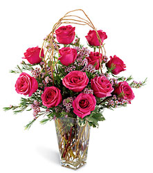 Blazing Beauty Rose Bouquet